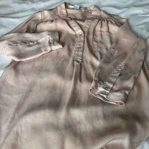 Pink Blouse with adjustable sleeves